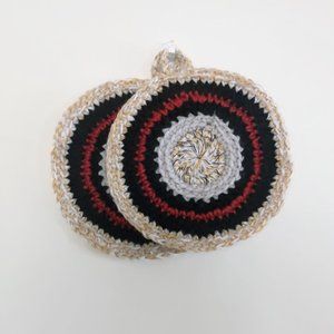 Crochet Pot Holders, Crochet Kitchen Decor, Crochet, Gifts Under 15